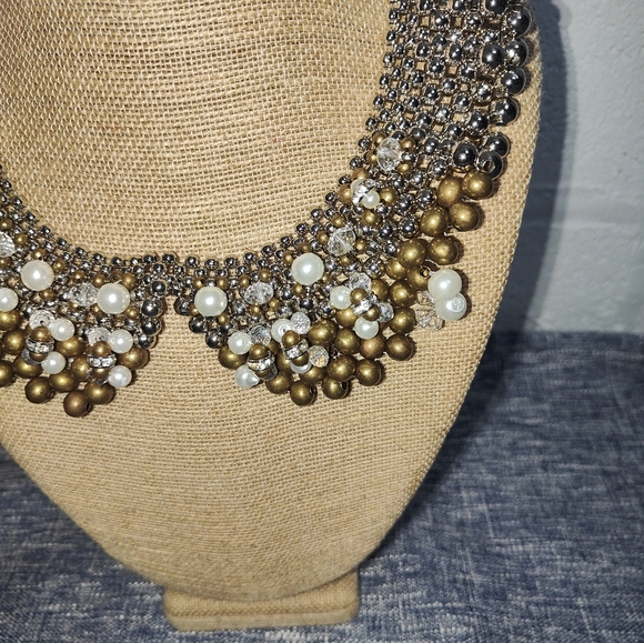 Anthropologie Pam Hiran Retired Multi Colors Beaded Collar Chocker Necklace - Picture 5 of 13
